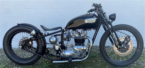 Recent engine rebuild (summer 2015). 1966 Triumph Bobber - Staud Cycles