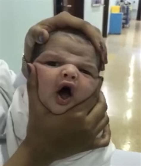 Now i see that you're so much more. Newborn baby gets head deliberately squashed by giggling ...