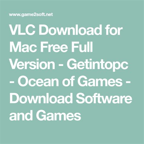 Vlc for mac os 10 6 2021. VLC Download for Mac Free Full Version - Getintopc - Ocean ...