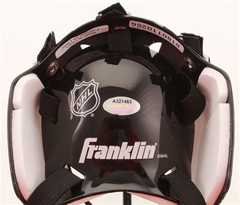 ˈdomɪnɪk ˈɦaʃɛk, audio (help · info); Dominik Hasek Signed Red Wings Mini Goalie Mask Inscribed ...