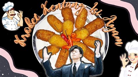 Didihkan kaldu ayam di dalam panci. Kroket Kentang Isi Ayam - YouTube