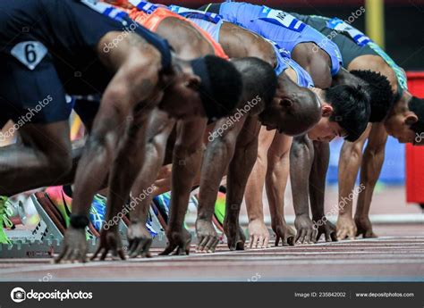 Bromell starts strong to win men's 100m. Athletes Get Ready Men 100M Final Iaaf Diamond League ...