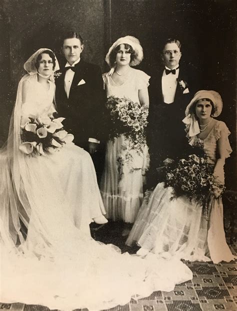 Grandmother's garden chicago wedding photo. A Chicago wedding circa 1933 : OldSchoolCool