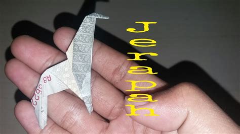 Kelinci origami yang dilipat dari tagihan dolar membuat cara yang sangat menggemaskan untuk memberi anak itu hadiah paskah. Origami uang: cara membuat origami jerapah dari uang ...