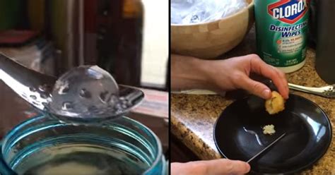 … please be careful when frying anything in hot oil. Video of a man deep frying water