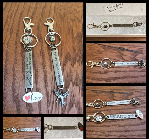 Maybe you would like to learn more about one of these? Loved Keychain Set of Two, Distance Relationships ...