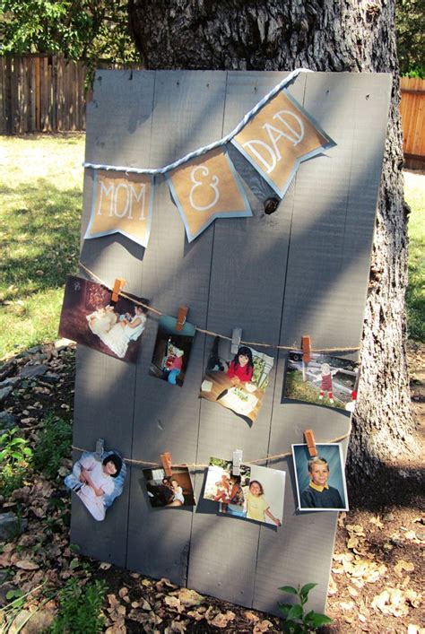 Guests bring their baby pictures and everyone tries to figure out who's baby picture matches which guest. Photo board- Baby Shower Pictures of the Mom and Dad when ...