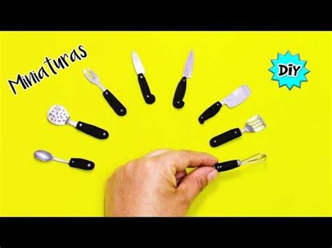 Mucha gente de todo el mundo las colecciona porque hay un montón de modelos diferentes algunos. DIY: Como Hacer Utensilios de Cocina En Miniatura para ...