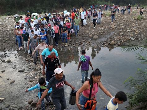 The government of venezuela orders the unilateral closure of its border with colombia at night as a measure to control contraband. Immigration Officials: Colombia Has Taken in 1.2 Million ...