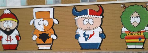 Choose your favorite sports designs and purchase them as wall art, home decor, phone cases, tote bags, and more! South Park / Houston Sports Themed Wall Painting in ...