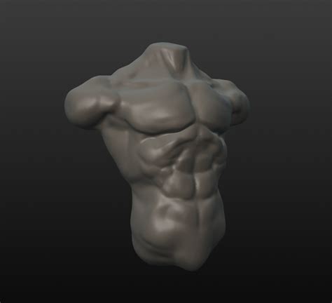 Sculptris: Lunch Crunch 1 hour Torso Study | Lee Greatorex Photo/3D blog