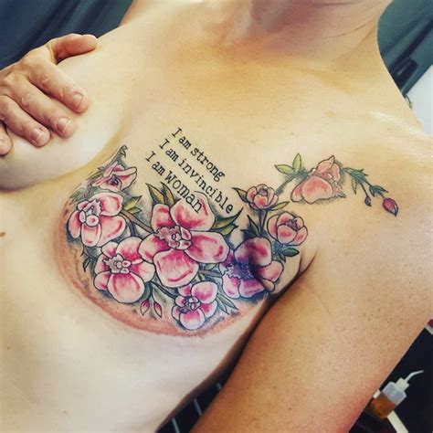 Browse our top 32 breast cancer tattoos for inspiration! So true. Photo - Empowering tattoos women got after their ...