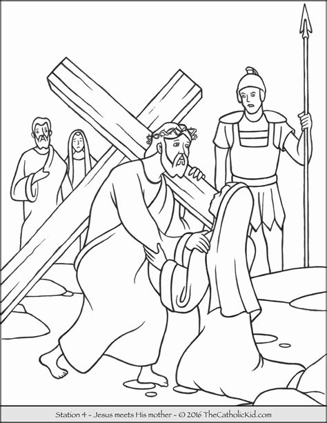 Looking for a fun holy week craft for your sunday school class? Cross Coloring Pages for Kids Lovely Stations the Cross ...