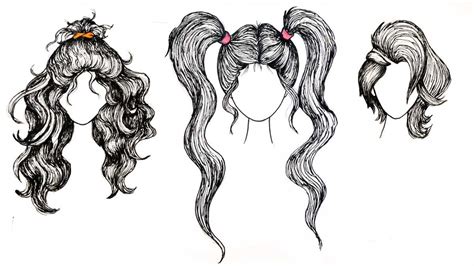 Coloring set of 10 coloring pages with gorgeous hairstyles and one line art picture added as freebie. Hairstyle Coloring Pages to download and print for free