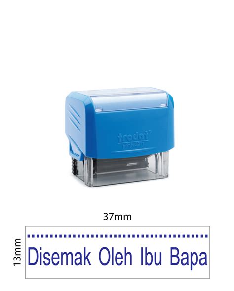 Perhaps the most common situation in which we see such words or let's start with some yes situations: DISEMAK OLEH IBU BAPA (TS55) - KS Stamp