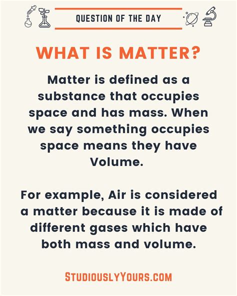 Matter Definition In Chemistry - DEFINIKI