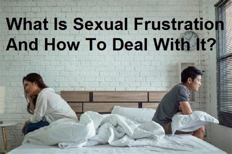 Bathrooms either lock or, if they don't, people know to knock before going. What is sexual frustration and how to deal with it? - Buy ...
