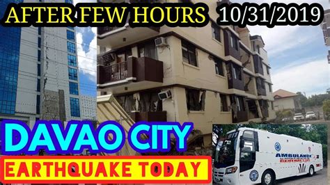 Earlier that same year bohol was struck by an earthquake (on 8 february 1990) with an epicentre almost exactly the same as in 2013, 30 causing six fatalities and 200 injured. Magnitiude 6.5 Davao Earthquake Today 10/31/2019 Ecoland ...