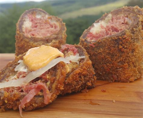 Add toothpicks so the bread doesn't fly off while cooking. Air Freyer Ruben Sandwiches - Air-Fryer Reuben Calzones ...