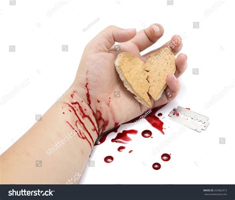 You may experience a rapid or changing heartbeat, extreme chest pain, and breathlessness. Hand Holding Broken Heart Shape Bread Full Of Blood And ...