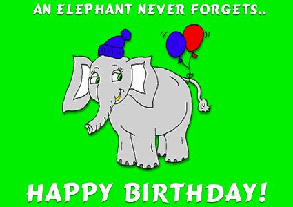 Video noch 5 tage online. geburtstag: Geburtstag Elefant Gif