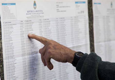 En las paso de la provincia de buenos aires se vota precandidato a presidente y vicepresidente consultar el padrón aquí. Lugares de Votación 2017: Consultá el padrón electoral ...