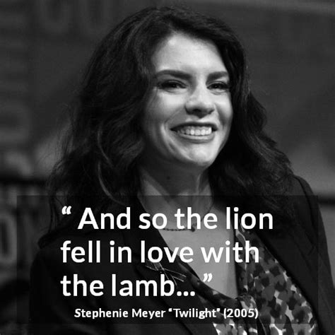 Discover and share quotes about lions and lambs. "And so the lion fell in love with the lamb..." - Kwize