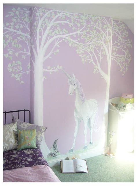 This beautiful rainbow unicorn bedding set is perfect for any unicorn lover to fall asleep with. Mural designed to order and hand painted Unicorn ...