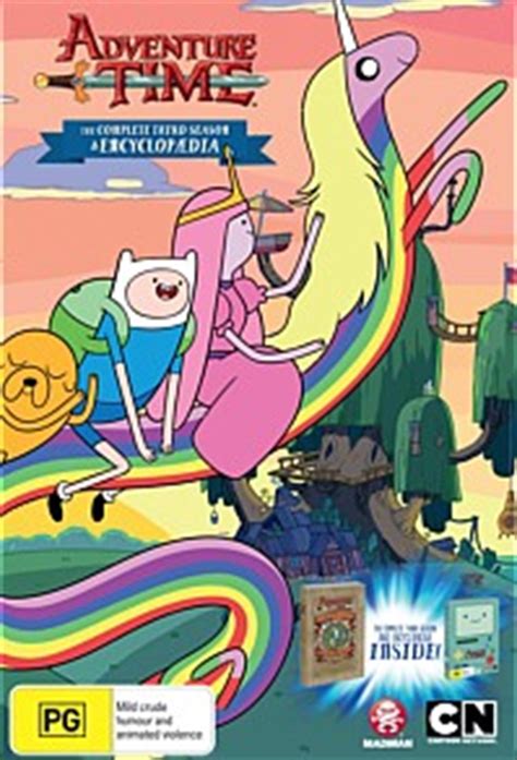 Check spelling or type a new query. Adventure Time; S3 + Encyclopedia Animated, DVD | Sanity