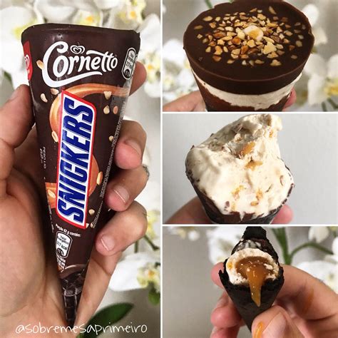 Snickers es una chocolatina elaborada y distribuida por mars incorporated. Cornetto Snickers