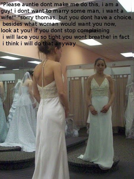 Reluctant sissy bride yahoo images, transgender. Transgender Pictories: Forced Wedding