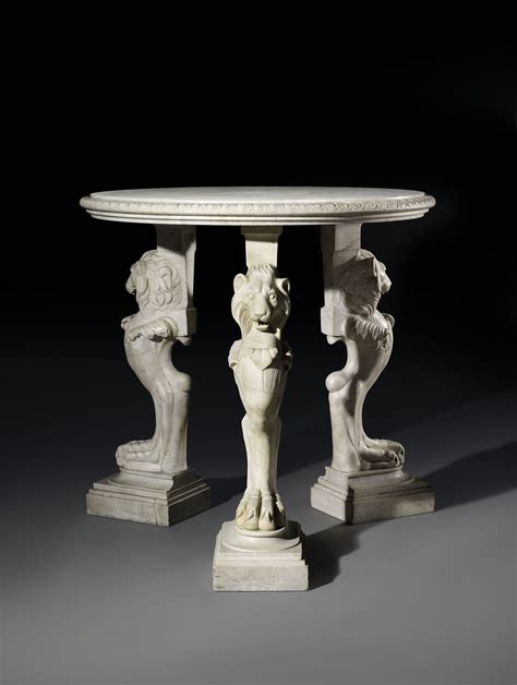 Maybe you would like to learn more about one of these? AN ITALIAN WHITE MARBLE CENTRE TABLE