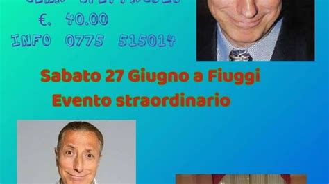 Pippo franco (pseudonym of francesco pippo grassetti; Fiuggi, cena spettacolo con Pippo Franco Eventi a Frosinone