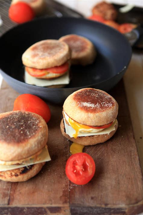 Lebuhraya utama, bandar putra, 81000 kulai, johor. Resep Egg McMuffin dengan Homemade Burger Ayam | Just Try ...