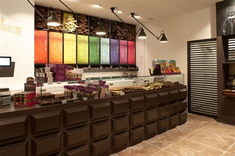 Together with his wife fabienne. Chocolaterie The Chocolate Line - By Dominique Persoone ...