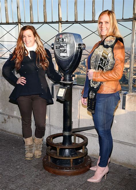 Miesha tate and holly holm collided for the women's bantamweight belt at ufc 196 on march 5, 2016. Holly Holm & Miesha Tate - Visit The Empire State Building ...