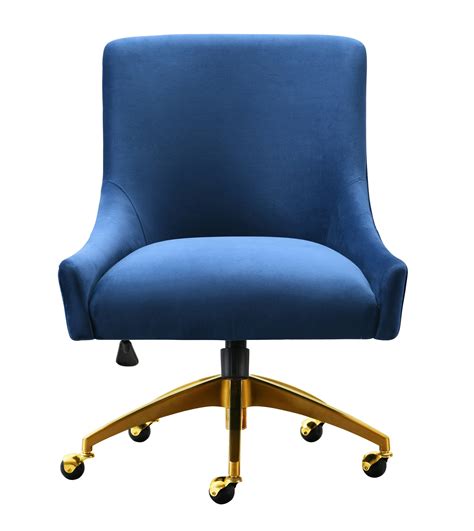 Check out our rattan swivel chair selection for the very best in unique or custom, handmade pieces from our chairs & ottomans shops. Beatrix Navy Office Swivel Chair - TOV Furniture