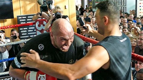 After news of his injury. LOL! Tyson Fury Invites Opponent ' Sefer Sereri ' Into ...