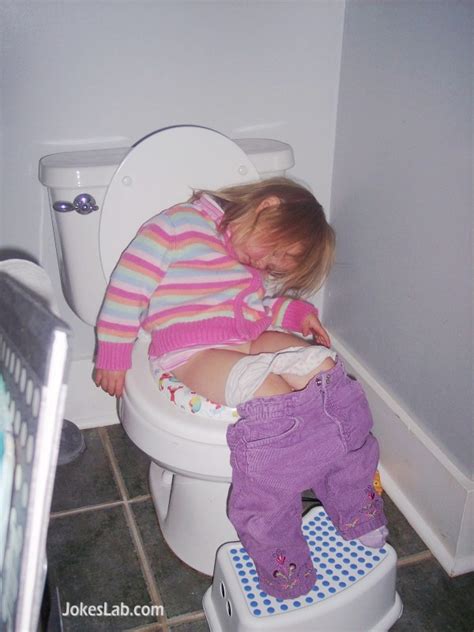 The gray kitten plays with the mouse in the tablet app, and it's very funny. funny sleeping kid - funny, girl, kid, picture, sleep, toilet