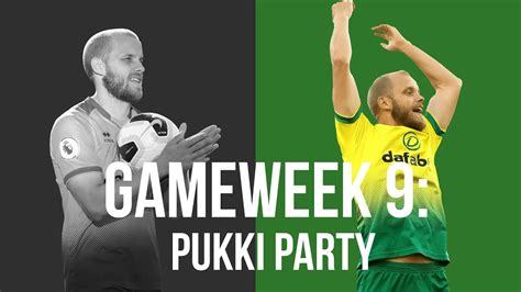 Facebook is showing information to help you better understand the purpose of a page. Gameweek 9: Pukki Party | Joy Fantasy Football Show ...