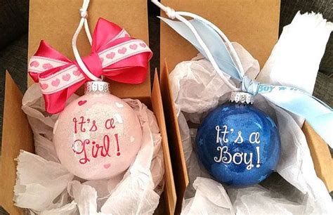 Or, get unique ideas for diy presents. Gender Reveal Gift Box - 2 Ornaments | Gender reveal gifts ...