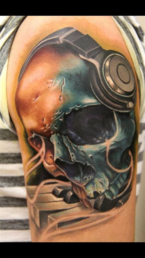 Miami best tattoo artist, award winning celebrity tattoo artist/model www.tatubaby.com. Skull tattoo done by tatu baby | Beauty tattoos, Skull ...