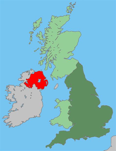 Northern ireland is composed of 26 districts, derived from the boroughs of belfast and londonderry and the counties of antrim, armagh, down, fermanagh, londonderry, and tyrone. Joe. My. God.: NORTHERN IRELAND: Legislature Rejects ...