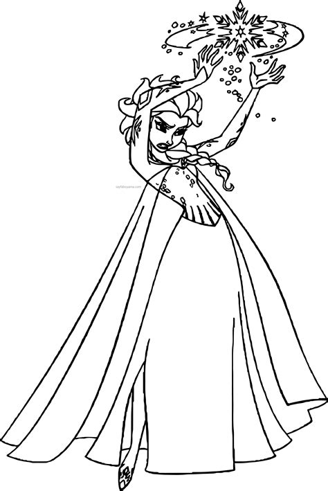 Frozen elsa coloring page frozen anna boyama sayfası. Karlar Ülkesi Sihir Frozen Boyama Sayfası - Sayfa Boyama