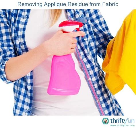 For this reason, when choosing a means to remove glue from the patch from the skin of the child, the composition and its effect are taken into account. Removing Applique Residue from Fabric | How to remove ...