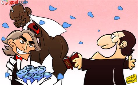 Roberto mancini and his wife federica enjoy a holiday in sardinia. Omar Momani cartoons: 'Husband and wife' Mancini ...