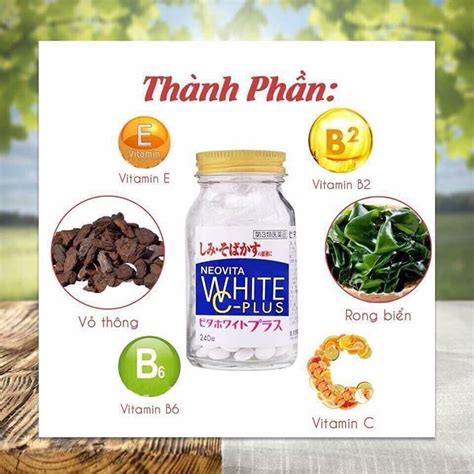 I love to travel and go outdoor for my regular workout at the same time i also has the dilemma and concern that my skin will become darker, pigmentation, or breakout. Viên Uống Trắng Da Vita White Neovita White C Plus Mẫu Mới ...