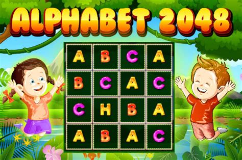 The tiles go with the pictures alphabet with letters . Alphabet 2048 Game - Play online at GameMonetize.com Games