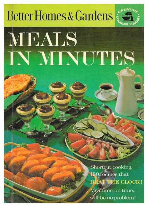 Simple recipes for new moms. Better Homes & Gardens Meals in Minutes | Vintage 1960s ...