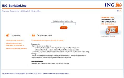 Cu ing home'bank stii exact ce se intampla in conturile tale! Zmiana domeny bankowości internetowej ING BankOnLine
